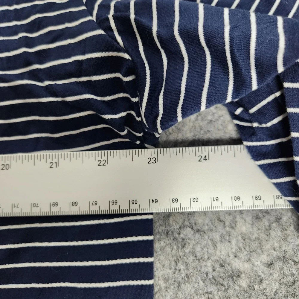 Polo Golf Ralph‎ Lauren Shirt Men XL Blue White Striped Short Sleeve Defect
